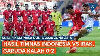 Hasil Timnas Indonesia Vs Irak 02 Dihukum Dua Penalti Garuda Kalah [upl. by Sucramal]