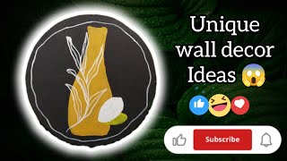 Unique amp Easy Wall Decoration ideas cardboard Wall hangingGhar baithe banaya etna acha wall decor [upl. by Mauer530]