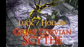 Dark Souls 3 PVP  LuckHollowBleed Build  Great Corvian Scythe [upl. by Ralf]