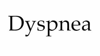 How to Pronounce Dyspnea [upl. by Thordia799]