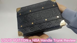 UNBOXING LOUIS VUITTON BAG x NBA Handle Trunk M57971 [upl. by Mayman694]