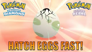 How to Hatch Eggs FAST in Pokemon Brilliant Diamond amp Shining Pearl [upl. by Diana]