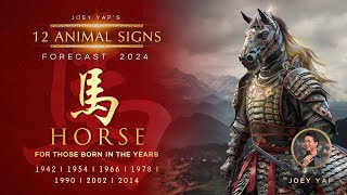 2024 Animal Signs Forecast Horse Joey Yap [upl. by Aryajay]