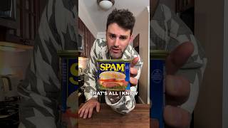 Trying this food and I have absolutely no idea what it is  Spam [upl. by Enttirb518]