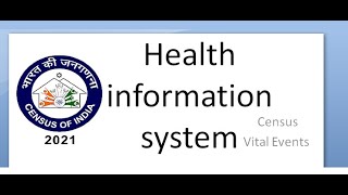 PSM 880 Health Information System Source Components Uses Census Vital Events Records [upl. by Salvay254]