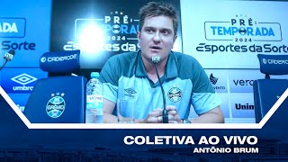 AO VIVO  COLETIVA ANTÔNIO BRUM  3001 [upl. by Tessi]