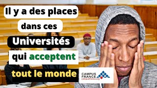 Les universités qui acceptent le plus en France ville pas chère de France 10 universités à choisir [upl. by Eico]