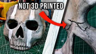 I made Ghosts mask from the new MW2  no sculpting or 3d printingtutorial Part 1 [upl. by Amathist]