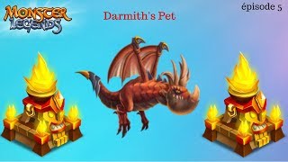 Monster legends épisode 5  ma deuxième légendaire Darmiths Pet [upl. by Allen]