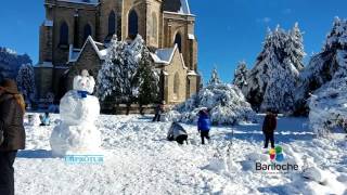 Bariloche  Invierno 2017  Plaza de la Catedral [upl. by Tteve]