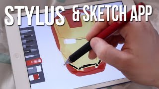 BEST TABLET STYLUS amp SKETCHING APP [upl. by Orva]