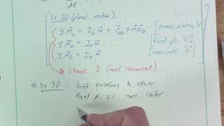 Lec37  Rigid Body 3D Kinetics Theory Eulers Equations of Motion [upl. by Richmound220]