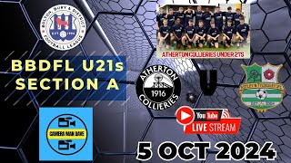 LIVE Atherton Collieries u21 v Astley amp Tyldesley u21s BBDFL  Section A [upl. by Thgiwd381]