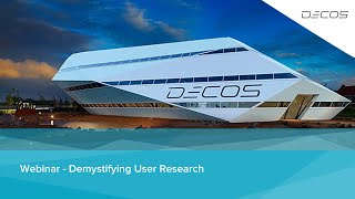 Webinar  Demystifying User Research [upl. by Leonid]