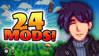 24 Melhores Mods pra FACILITAR SUA VIDA no Stardew Valley [upl. by Attelliw]