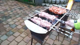 5 Russische Schaschlik  Paniermehl Marinade Russenspieße [upl. by Jueta]