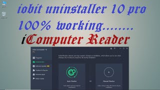 iobit uninstaller 10 key [upl. by Andonis]