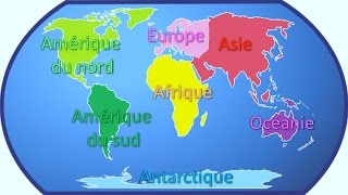 Apprendre les continents [upl. by Anivlis742]