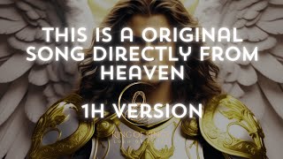 A REAL SONG FROM HEAVEN  1H VERSION  ENGLISH LYRIC worshipmusic truegod warfareprayer praise [upl. by Yemrej]