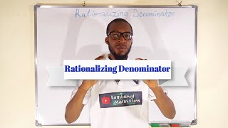 Learn how to rationalize denominator when radicand is a binomial [upl. by Torr]