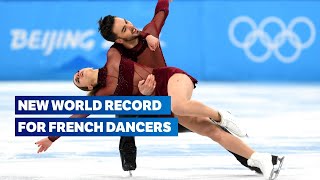 World Record  Papadakis and Cizeron ice dance highlights  Figure Skating Beijing 2022 [upl. by Windsor948]