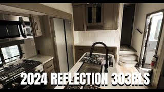 2024 REFLECTION 303RLS  REAR LIVING FIFTH WHEEL [upl. by Ahseiyk]