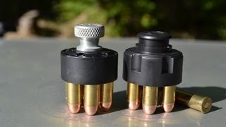 Speed loaders for revolvers Safariland vs HKS [upl. by Fanestil]