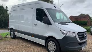 Mercedes Benz Sprinter 21 314 Cdi Premium Panel Van 5dr Diesel Manual Fwd L2 H1 Euro 6 ss [upl. by Trillby]