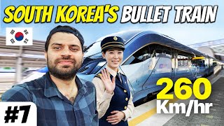 Riding Fastest Bullet Train of South Korea 🇰🇷 Seoul to Busan [upl. by Abott]