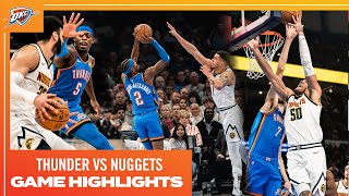 OKC Thunder vs Denver Nuggets  Game Highlights  January 31 2024 [upl. by Asiole]