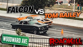 Billy Races the Falcon at ROADKILL NIGHTS LEGAL STREET RACING [upl. by Adnawaj]