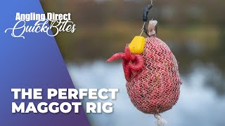 How To Tie The Perfect Maggot Rig  Carp Fishing Quickbite [upl. by Lerud]