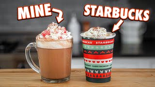 Making Starbucks Holiday Drinks At Home  But Better [upl. by Battat]