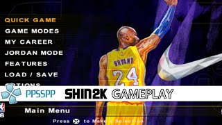 NBA 2K24 PPSSPP AndroidPC Game Test LAKERS vs WARRIORS SHIN2K MOD [upl. by Batty]