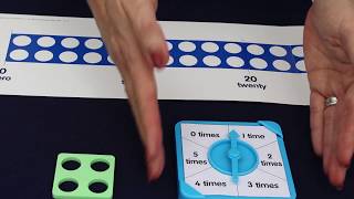 Year 4P5 Multiplication using Numicon spinners [upl. by Ploss]