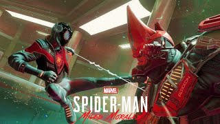 MOMENT MILES VS RED RHINO  Spiderman Miles Morales [upl. by Ahsai]