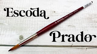 Escoda Prado  Watercolor Brush Review Ep 6 [upl. by Zilevi]