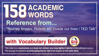 158 Academic Words Ref from quotRodney Brooks Robots will invade our lives  TED Talkquot [upl. by Bruyn]