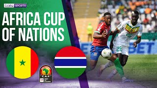 Senegal vs Gambia  AFCON 2023 HIGHLIGHTS  01152024  beIN SPORTS USA [upl. by Kcaj]