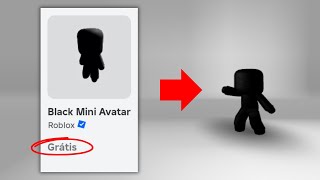 CORREE 🔥 NOVO MINI AVATAR GRÁTIS DA COR PRETA 😱 COMO FICAR PEQUENO NO ROBLOX DE GRAÇA [upl. by Elise]