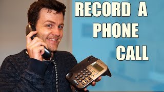 How to record a telephone conversation Recording phone calls [upl. by Gail]