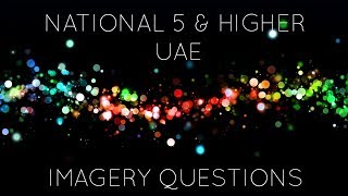 Imagery Questions  N5 amp Higher English UAE [upl. by Acisse]