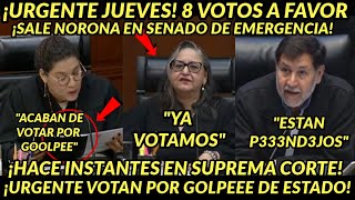 GRAVVVISIMOE URGENTE 8 VOTOS A FAVOR GOOLPEE DE ESTADO SALE NORONA DE EMERGENCIAA CORTEE DECIDIOO [upl. by Rehptsirhc]