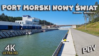 Port Morski Nowy Świat POV 4K [upl. by Ardnuhsal434]