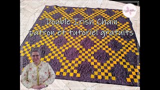 Double Irish Chain  patron et tutoriel gratuits [upl. by Leta270]