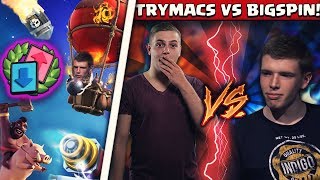 TRYMACS vs BIGSPIN  DIESES DUELL GEHT IN DIE GESCHICHTE EIN  Clash Royale Deutsch [upl. by Trueman]