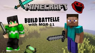 First time build battelle in Minecraft with MGR11 minecraft [upl. by Llerred714]