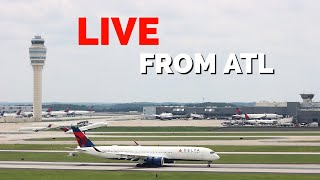 LIVE 🔴 Atlanta Hartsfield  Jackson International Airport  LIVE ATC [upl. by Jaeger]