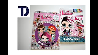 MARCOWE NOWE LOL SURPRISE  Kolorowanki z naklejkami [upl. by Lalat]