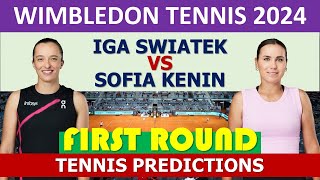 Iga Świątek vs Sofia Kenin I wta Wimbledon 2024 [upl. by Bloxberg]